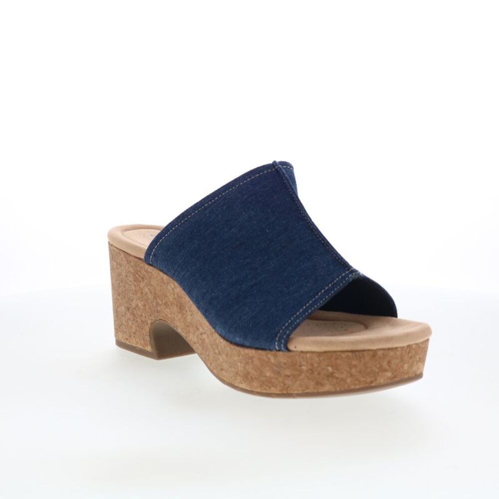 Clarks Womens Nerisa Vine Blue Shoes (NWT) - Picture 2 of 7